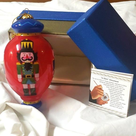 Pier 1 Holiday Pier 214 Li Bien Nutcracker Hand Painted Keepsake